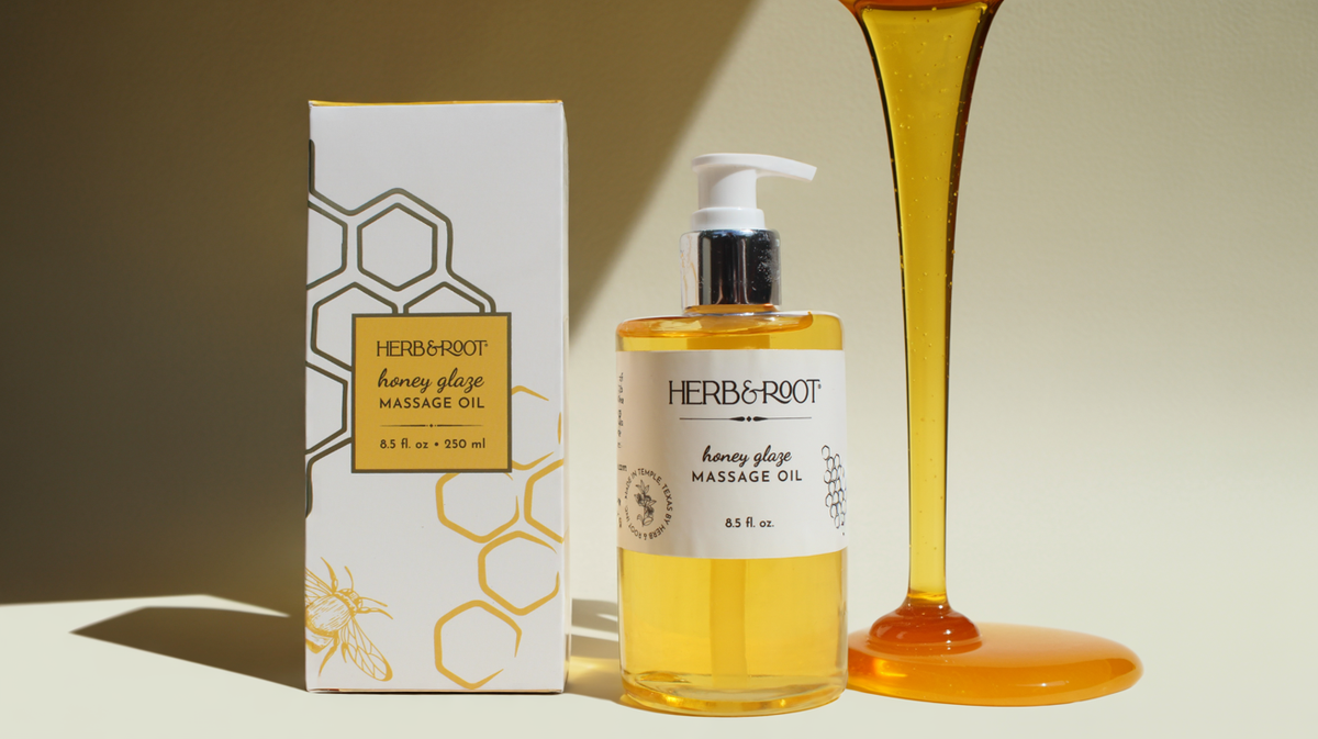 Honey Glaze Massage Oil- Couples massage oil, or Honey-scented