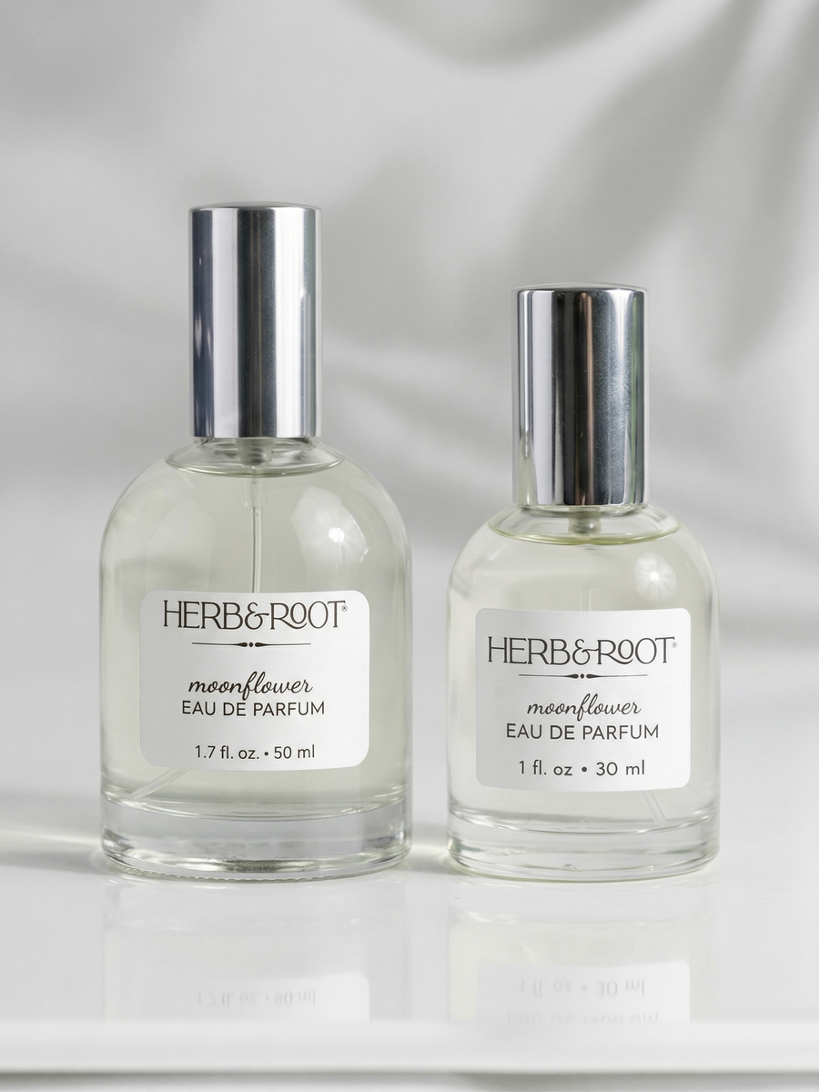 Moonflower Eau de Parfum- Night-Blooming White Florals – Herb & Root