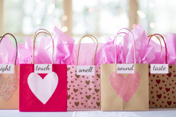 The five senses gift  Valentines gifts for boyfriend, Bday gifts