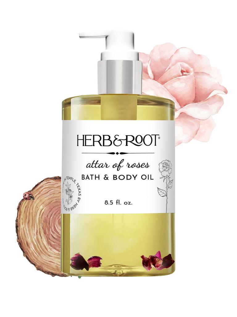 Attar of Roses Bath & Body Oil