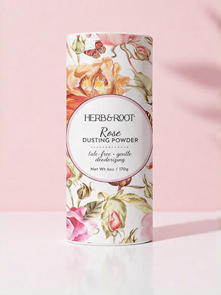 Rose Dusting Powder – Talc-Free Body Powder