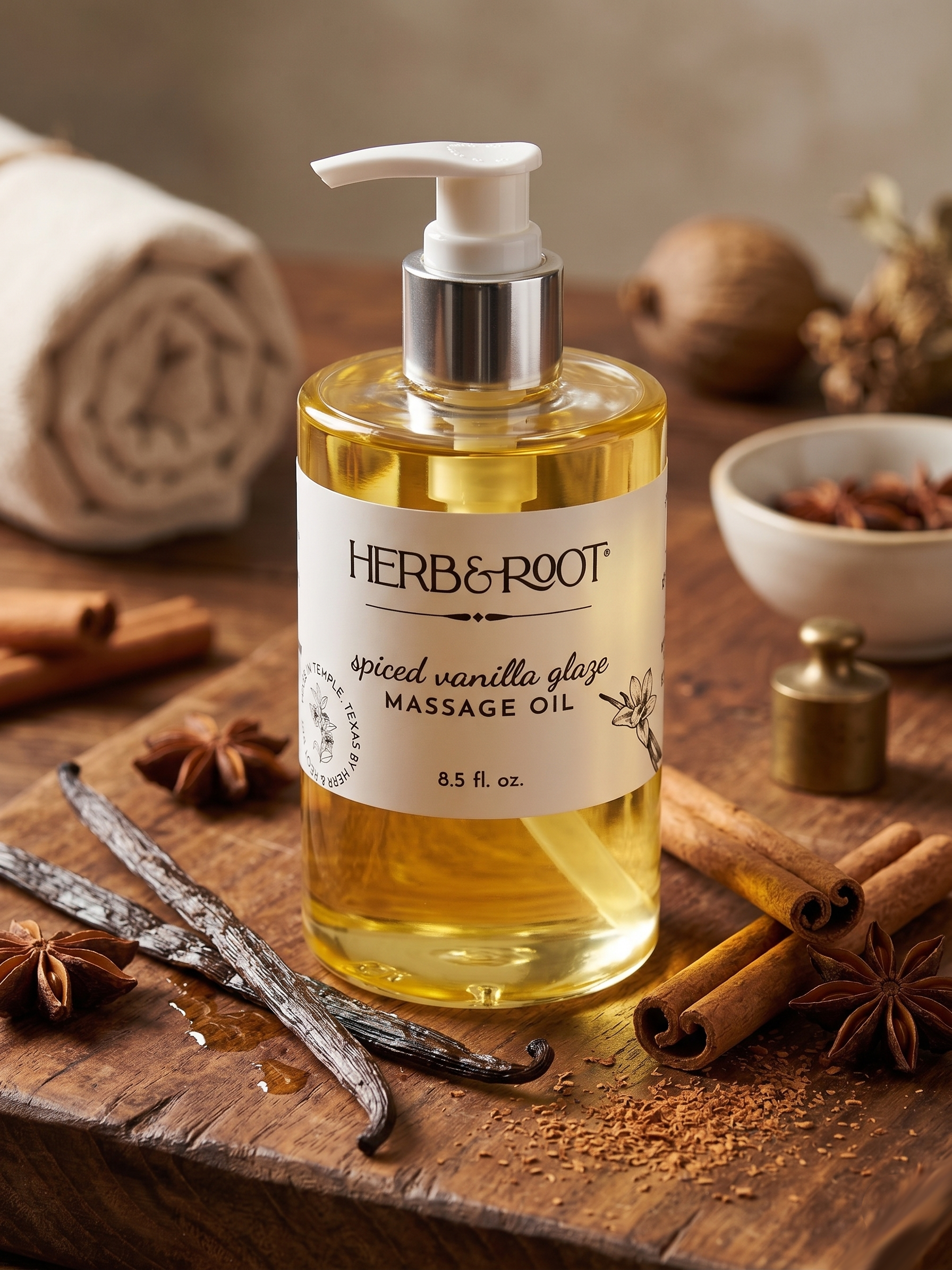 Glaze Massage Oil Gift Set- Couple's Massage Gift Set, Anniversary